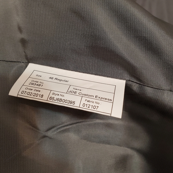 3 piece men's wearhouse suit 46R 40R